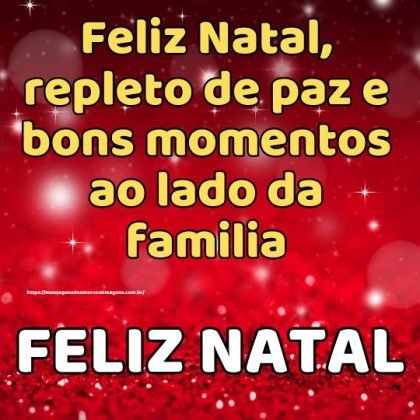 Mensagem de Natal muito linda para facebook