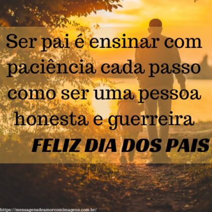 Homenagem para o dia dos pais