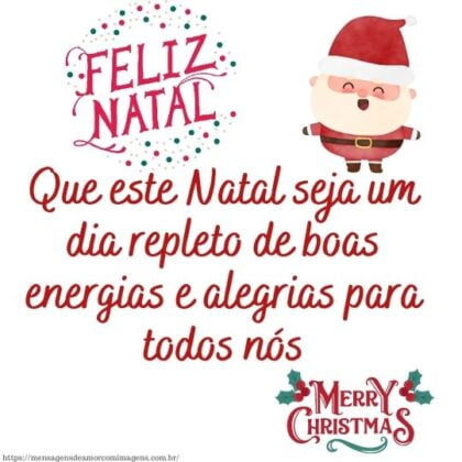 mensagem de feliz natal