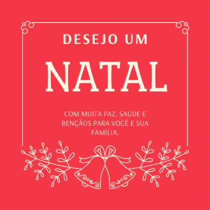 Feliz Natal para você e sua familia