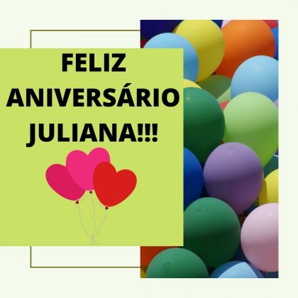 mensagem feliz aniversario juliana