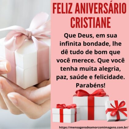 parabens cristiane 3