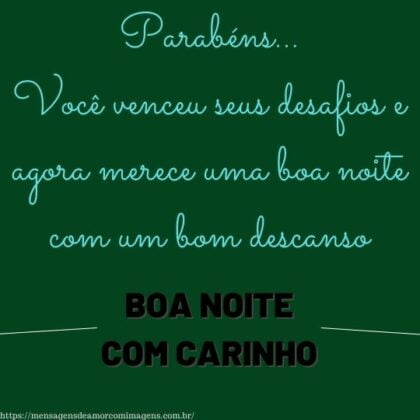 Mensagens de boa noite com carinho para whatsapp 2