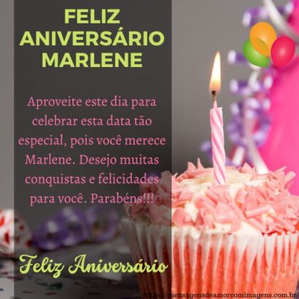 Feliz aniversário e parabens Marlene 2