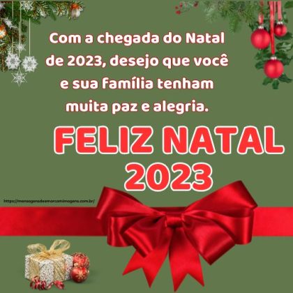 Mensagem de Natal 2023