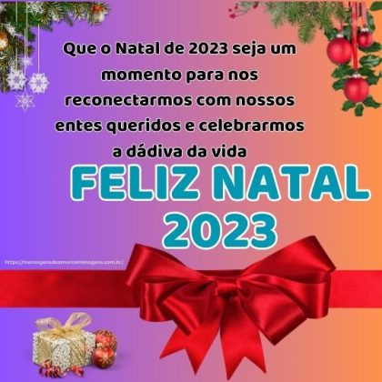 mensagem natalina 2023