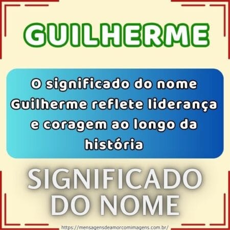 O significado do nome Guilherme reflete liderança e coragem ao longo da história.