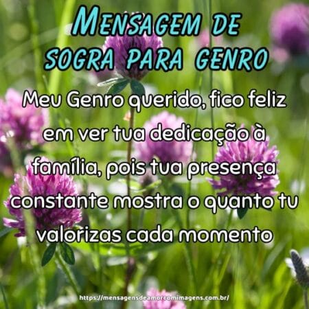 Meu Genro querido, fico feliz em ver tua dedicação à família, pois tua presença constante mostra o quanto tu valorizas cada momento.